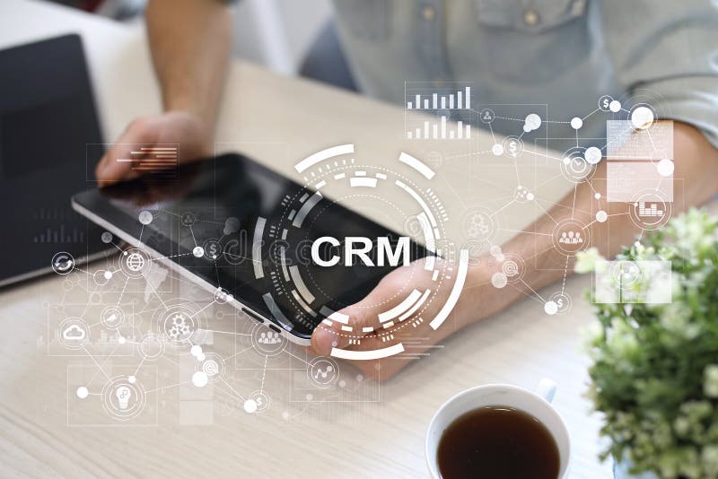 CRM. Customer relationship management concept. Customer service and relationship. royalty free stock photo