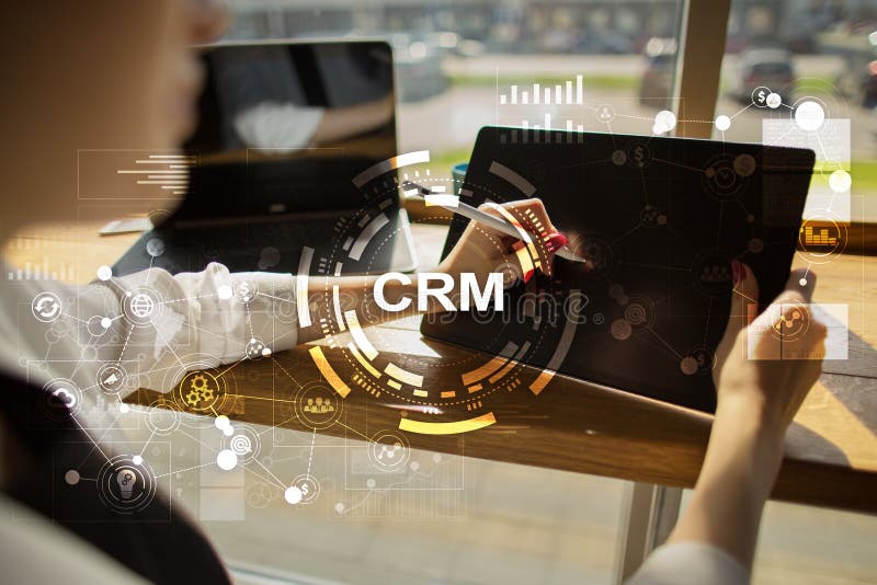 CRM. Customer relationship management concept. Customer service and relationship. royalty free stock images