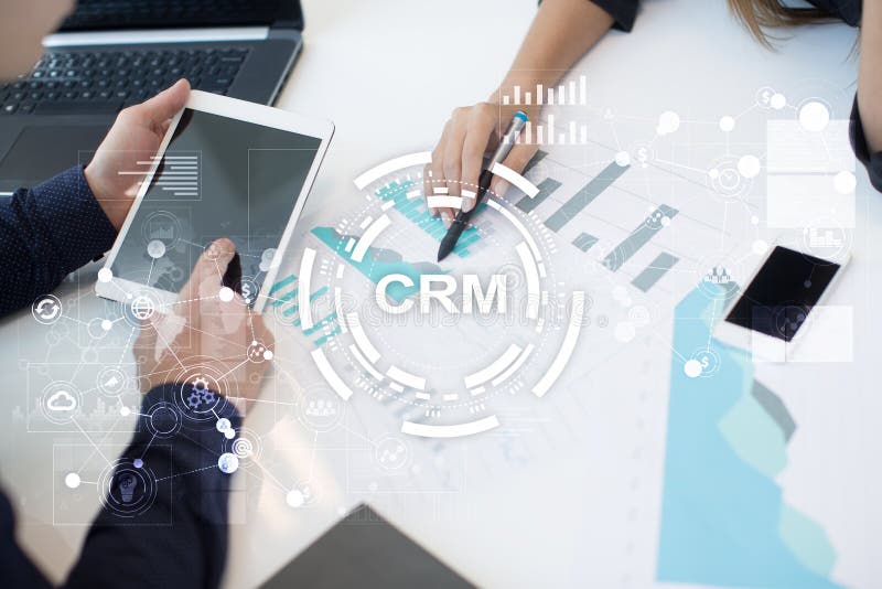 CRM. Customer relationship management concept. Customer service and relationship. royalty free stock photos