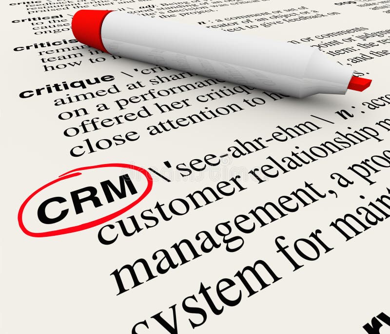 CRM-Kunden-Verhältnis-Management-Wörterbuch-Definition