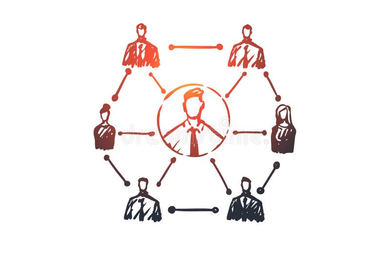 CRM, клиент, дело, анализ, выходя на рынок концепция Вектор нарисованный рукой изолированный иллюстрация вектора CRM, клиент, дело, анализ, выходя на рынок концепция Вектор нарисованный рукой изолированный иллюстрация вектора