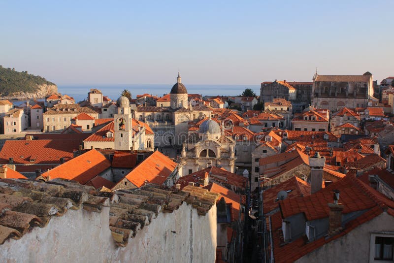 Paisaje urbano, países en Croacia.