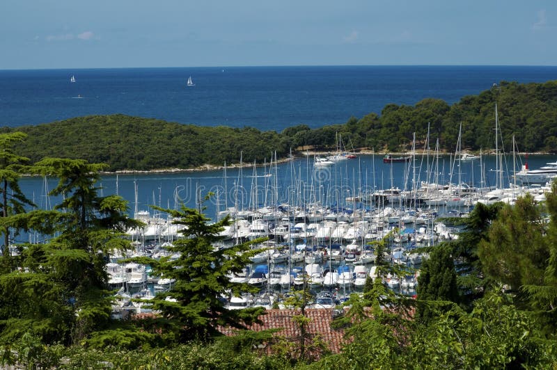 Croatia - Vrsar - Port and sea