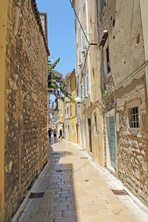 Croatia, Zadar Old Town Street Editorial Image - Image of travel, sunny