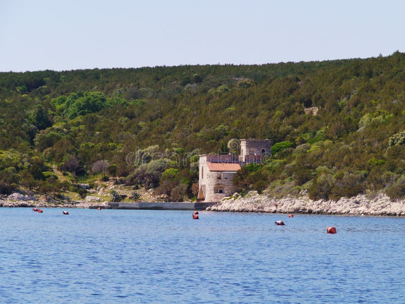 The Croatian island Skarda in the Mediterranean