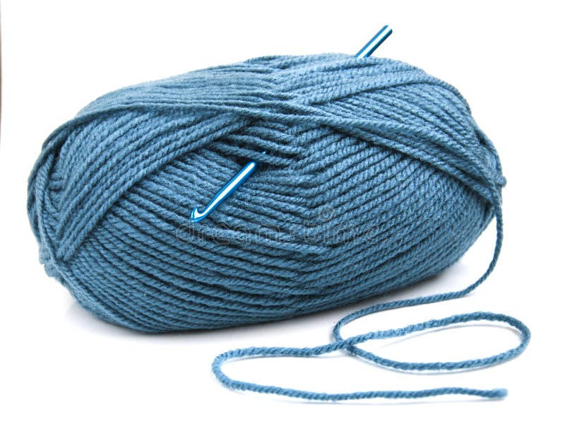 Crochet hook and yarn stock image. Image of yarn, crochet 25760287