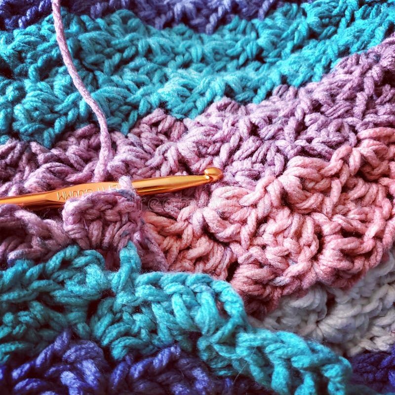Crochet 6mm Hook stock image Image of hook green yarn 267528343