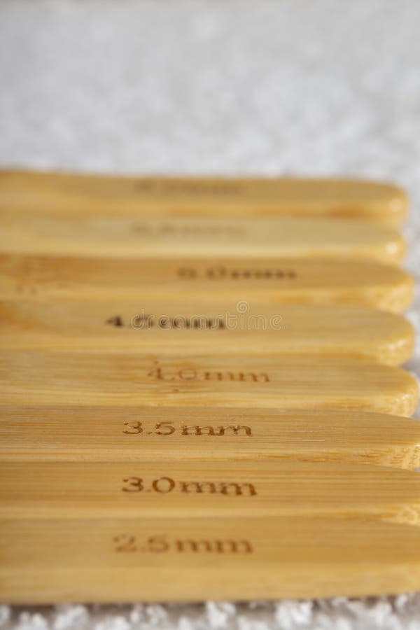 Crochet needles stock image Image of isolated craft 195367825