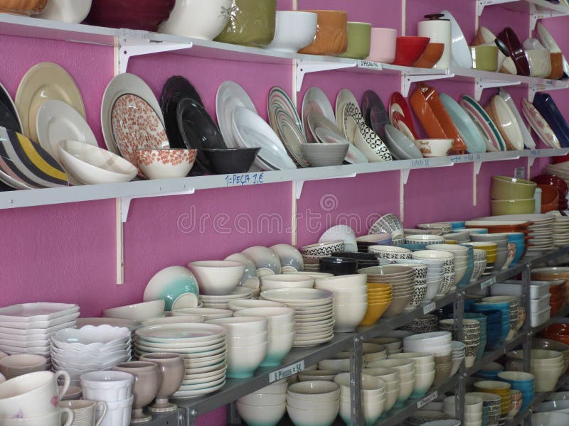 Crockery Plates Dishes and Bowls Editorial Photo Image of bowls