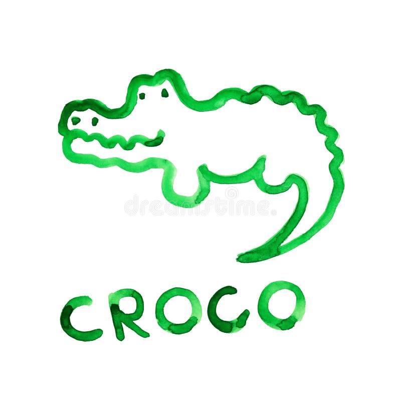 Croco figure adapted for the child s perception