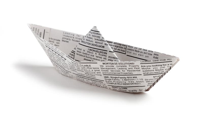 Crogiolo di giornale immagini stock Crogiolo di giornale immagini stock