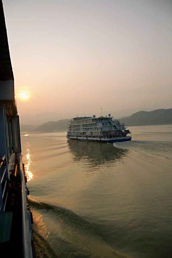 Croisières du fleuve Yangtze image stock Croisières du fleuve Yangtze image stock