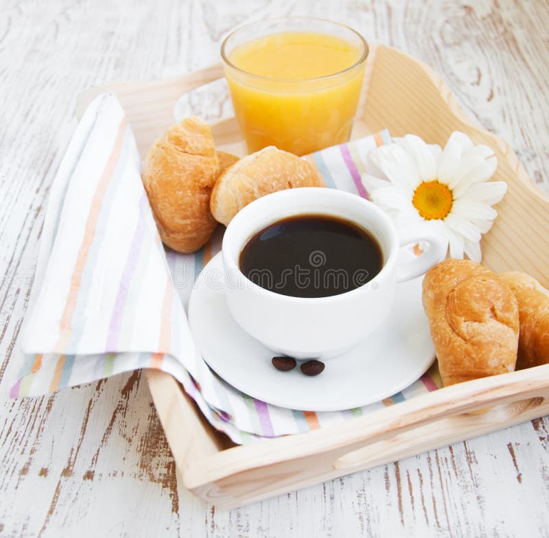 Croissant with Coffee