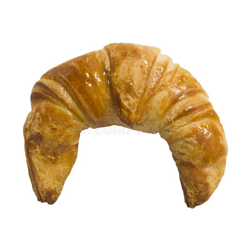 Croissant d'isolement. photographie stock Croissant d'isolement. photographie stock