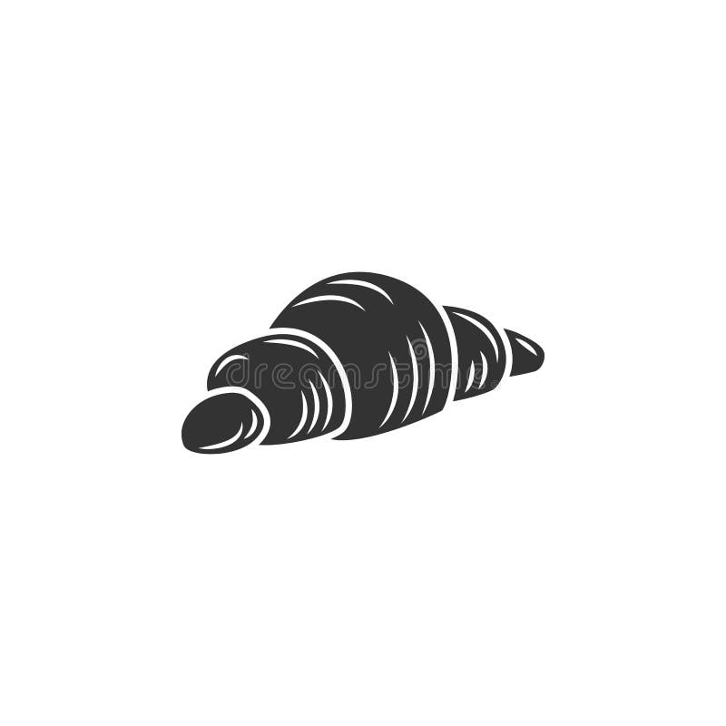 Croissant icon. Simple element illustration. Croissant symbol design template. Can be used for web and mobile royalty free illustration Croissant icon. Simple element illustration. Croissant symbol design template. Can be used for web and mobile royalty free illustration