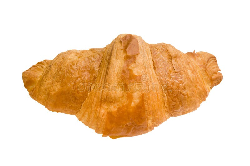 Croissant isolado imagem de stock