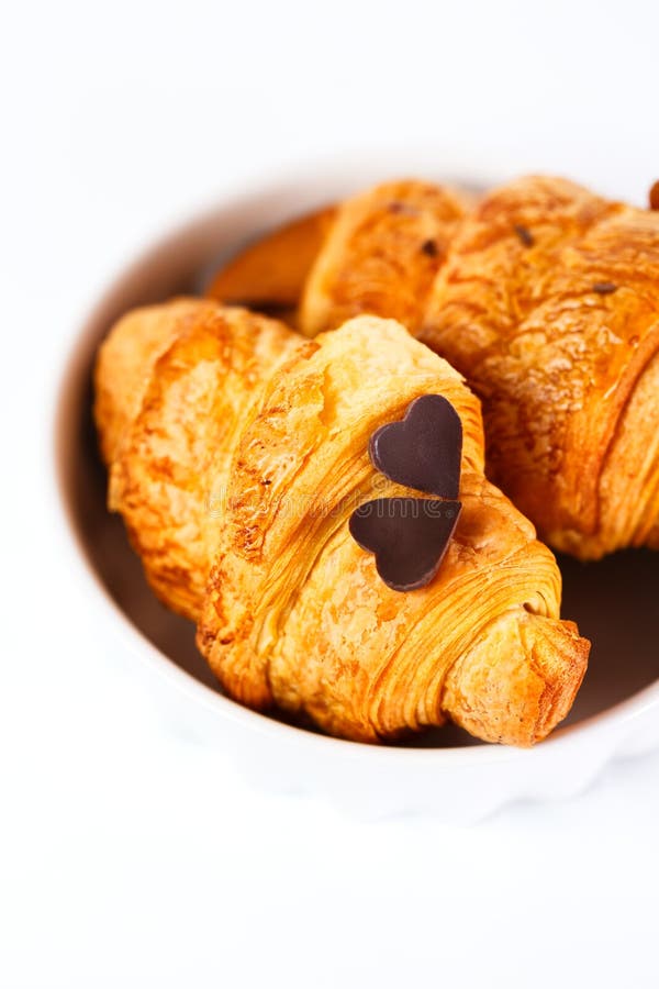 Croissant saporito al forno fresco immagine stock Croissant saporito al forno fresco immagine stock