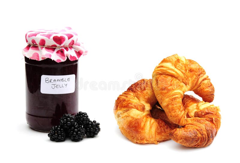 Croissants and jam