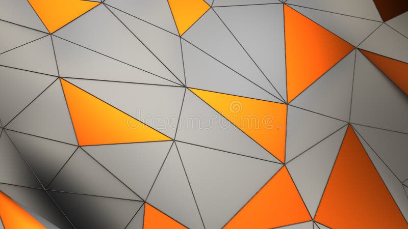 Cromo industriale e fondo geometrico del metallo dell'estratto di rame del plesso con i triangoli 3d rendere illustrazione vettoriale Cromo industriale e fondo geometrico del metallo dell'estratto di rame del plesso con i triangoli 3d rendere illustrazione vettoriale