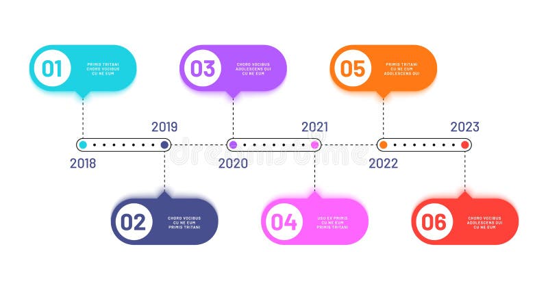 Cronología del negocio 6 pasos de proceso, flujo de trabajo horizontal que procesa el diagrama Organigrama del vector de Infograp libre illustration Cronología del negocio 6 pasos de proceso, flujo de trabajo horizontal que procesa el diagrama Organigrama del vector de Infograp libre illustration