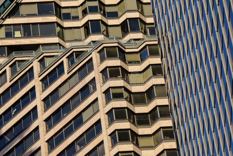 Crooked Building Abstract