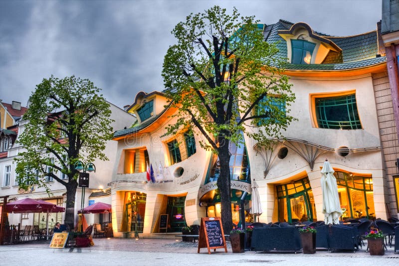 Crooked house stock photography Crooked house stock photography