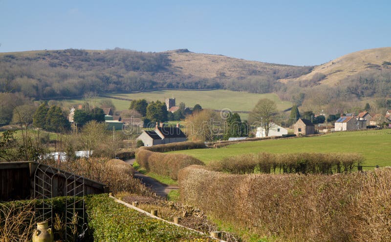 Crooks Peak and Compton Bishop Somerset