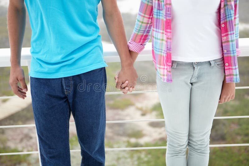 Teens Holding Hands