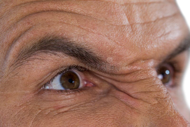 Cropped image of angry mature man looking away stock photos Cropped image of angry mature man looking away stock photos