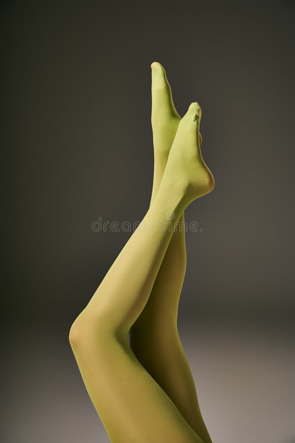 Nylon Tights - Green | Legwear