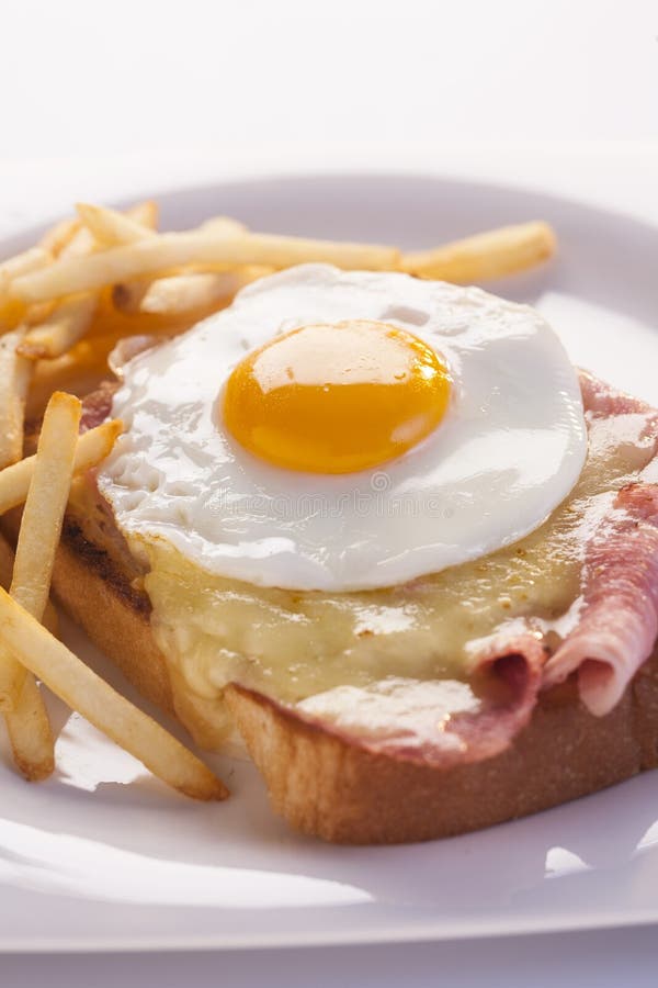 Croque-monsieur foto de archivo Croque-monsieur foto de archivo