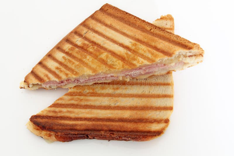 Croque monsieur with beef stock image. Image of croque 161671651