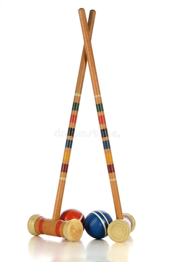 Alice In Wonderland Croquet Lawn Game Clipart
