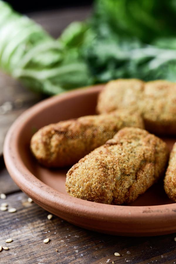 Croquetas, croquettes espagnoles image stock Croquetas, croquettes espagnoles image stock