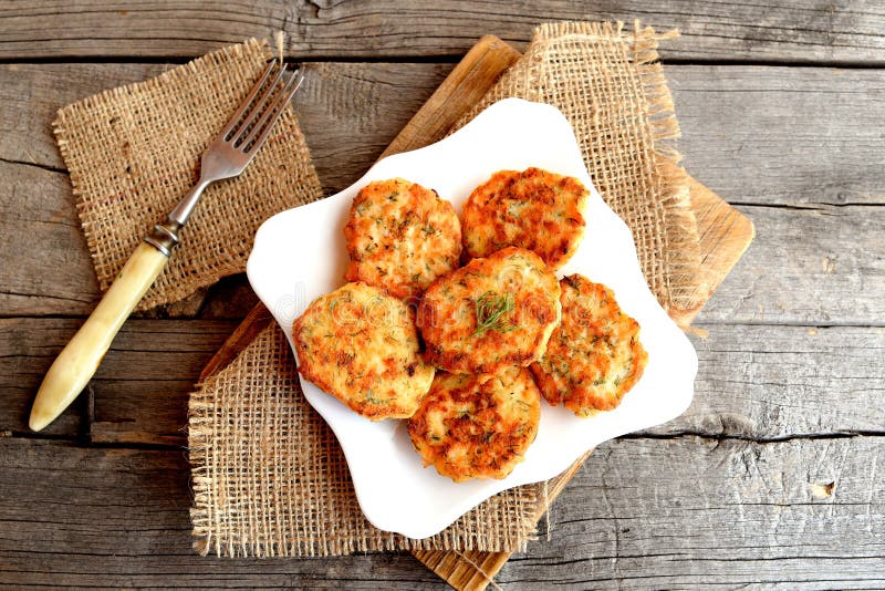 Fish cakes. Patties of minced fish photo. Fish cakes. Patties of minced fish photo