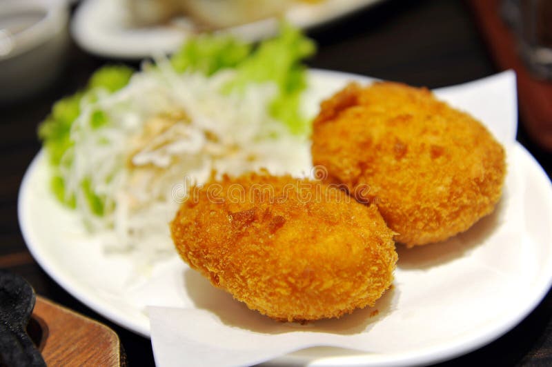 Croquette japonaise image stock. Image du délicieux, japonais 27954029