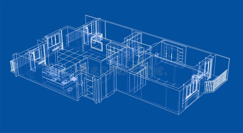 Croquis intérieur Vecteur illustration stock Croquis intérieur Vecteur illustration stock