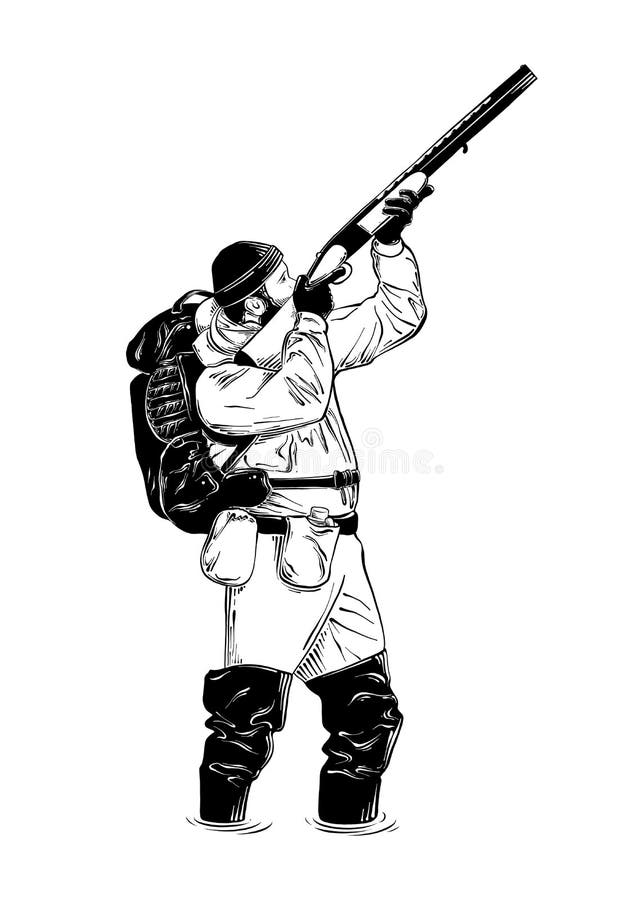 Croquis Tire Par La Main De Chasseur Avec L Arme A Feu Dans Le Noir D Isolement Sur Le Fond Blanc Dessin Detaille De Style Gravur Illustration De Vecteur Illustration Du Aventure Canon Croquis Tire Par La Main De Chasseur Avec L Arme A Feu Dans Le Noir D Isolement Sur Le Fond Blanc Dessin Detaille De Style Gravur Illustration De Vecteur Illustration Du Aventure Canon