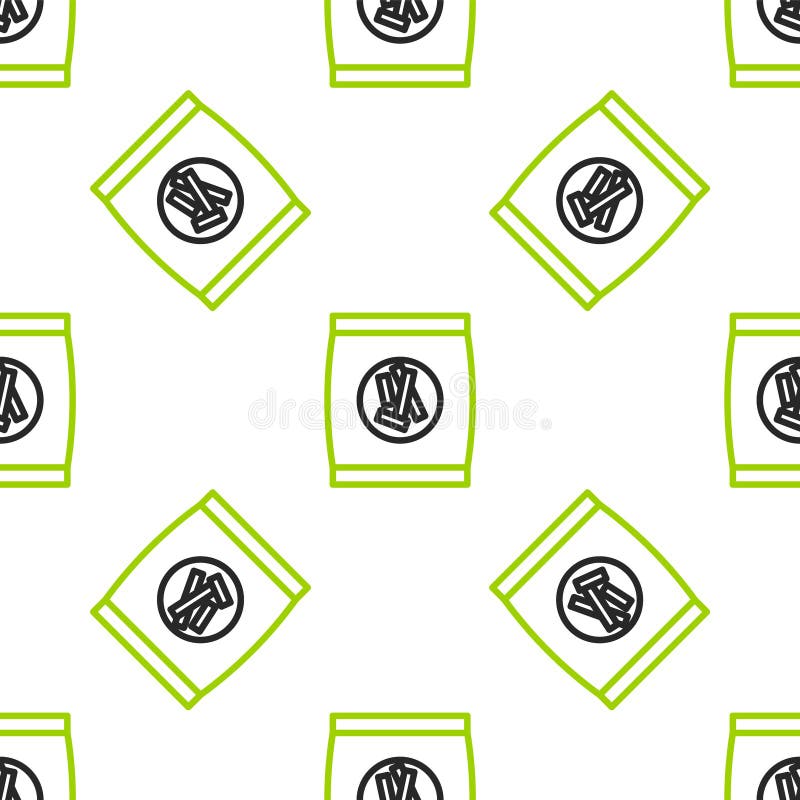 Crose de pâine tare cu pâinea tare cu pâlcuri, cu model izolat, fără sudură, pe fond alb. ilustrare vectorială royalty free illustration