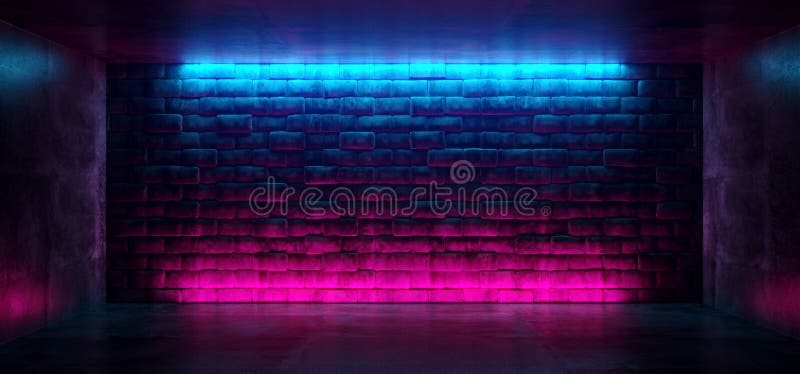 Crose futuriste moderne, violet și spațiu gol aprins aprins stock illustration