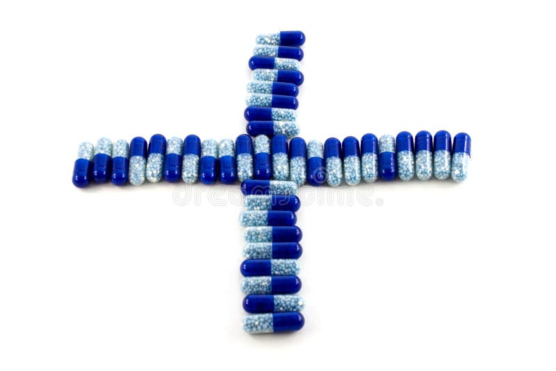 Cross of capsules