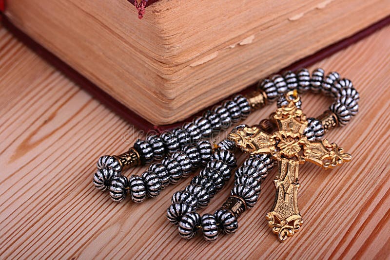 Cross with chain stock photo. Image of cross, pray, spirituality 13869626