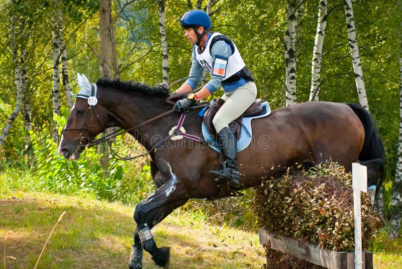 CrossCountry, Horseback Jumping Editorial Image Image of triumph