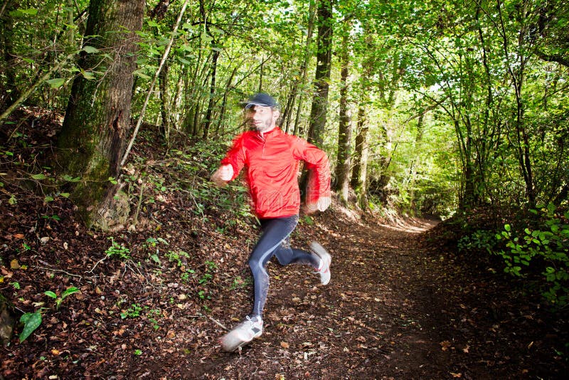 Cross country running stock images