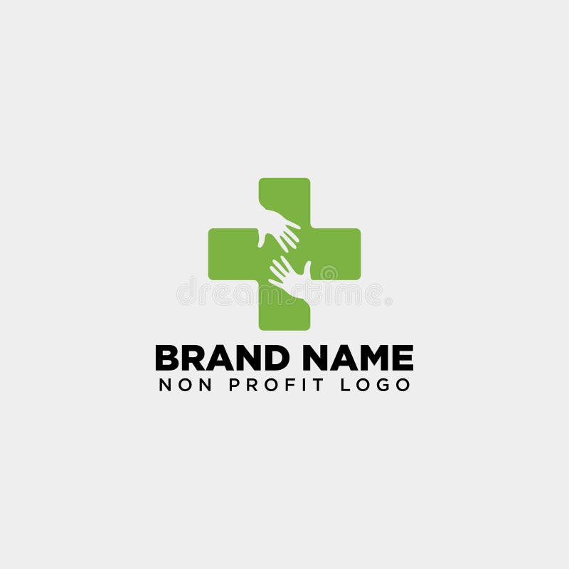 cross hand medical health care logo template illustration icon element isolated -