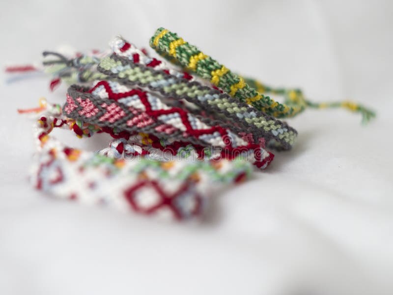 Cross Knot Friendship Bracelets Stock Image - Image of color, patterns:  109681301