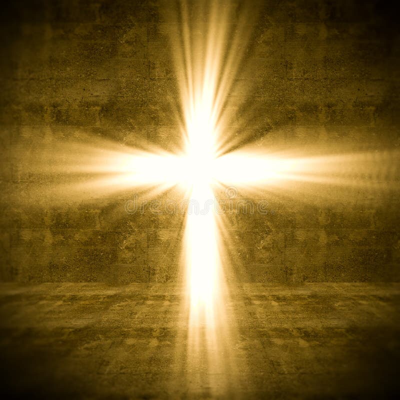 Cross light stock image. Image of religious, conceptual 21942155