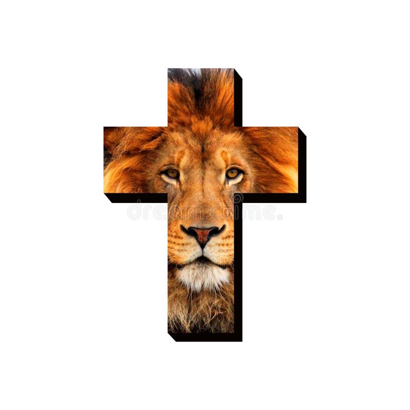 cross-lion-christian-symbols-cross-lion-