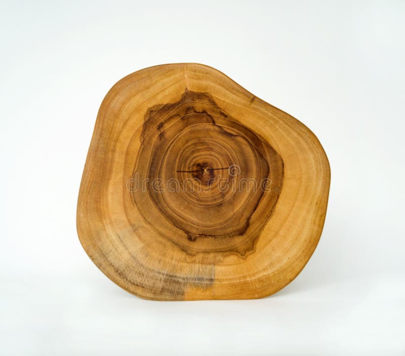 Cross Section Wood Grain Tree Rings royalty free stock photos