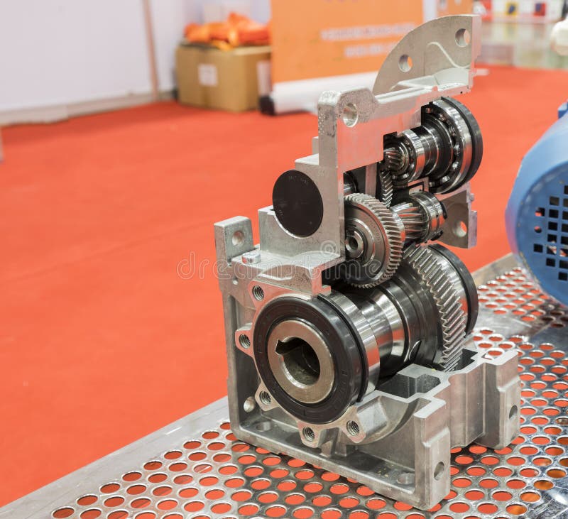 Cross Section of Worm Gear Pump ; Stock Photo Image of wheel, transmission 130651542